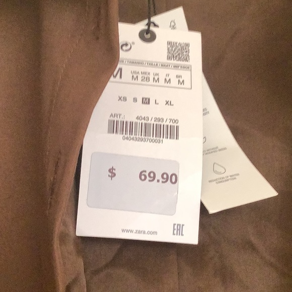 Gorgeous Brown Cropped Zara Jacket  💛💛💛 - Picture 5 of 8
